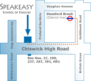 Speakeasy Map location page