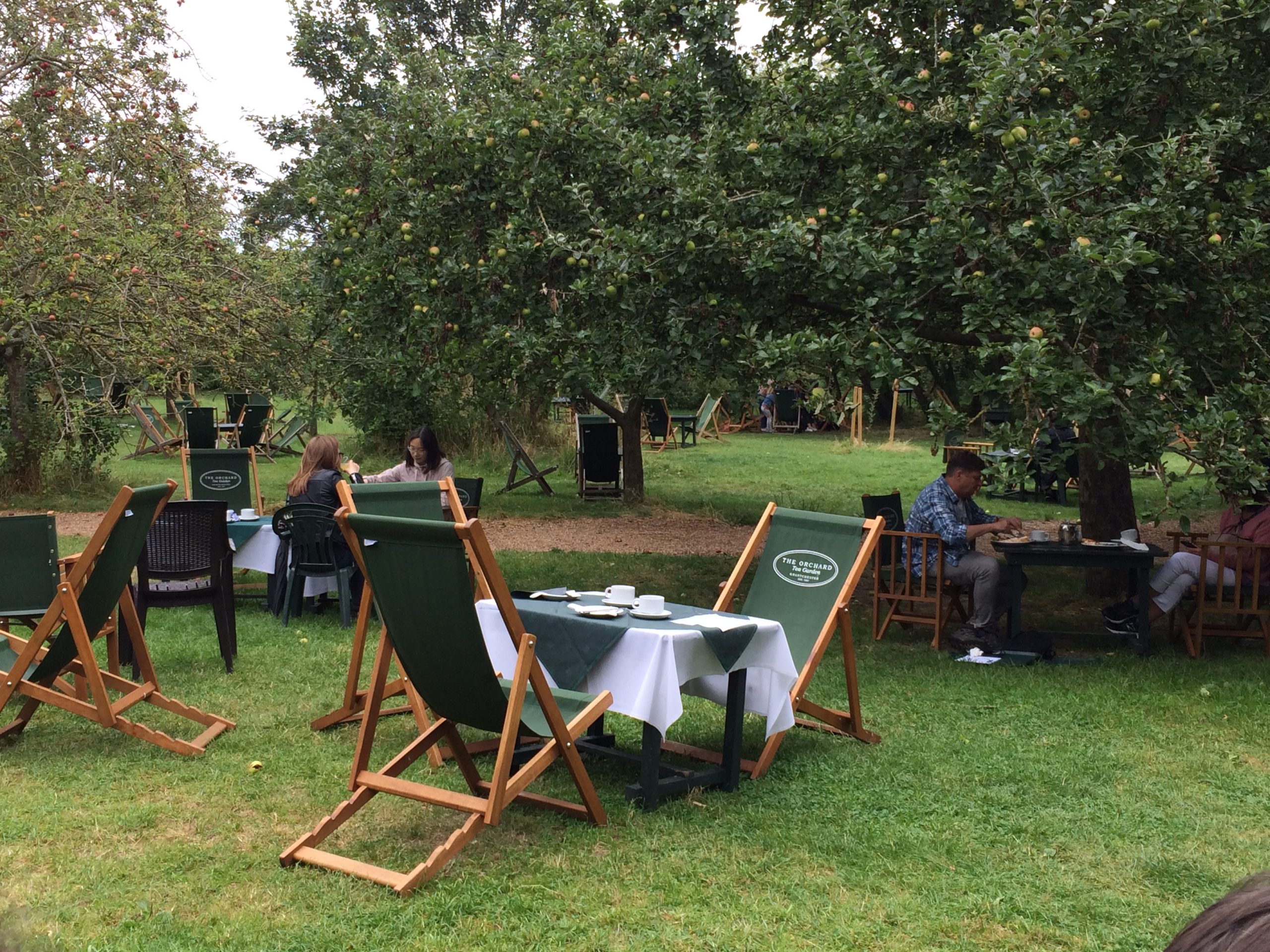 The quintessentially British Tea Garden in Granchester